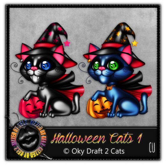 Halloween Cats 1 - Click Image to Close