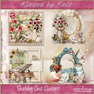 Shabby Chic Cluster Pack