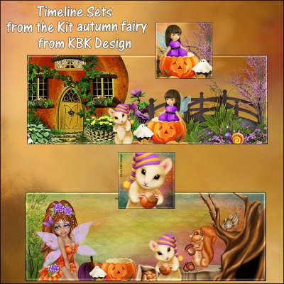 Autumn Fairy Timeline Sets