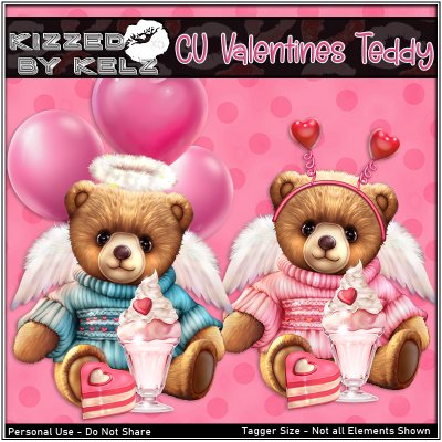 CU Valentines Teddy