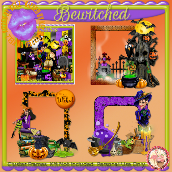 Bewitched Cluster Frames - Click Image to Close
