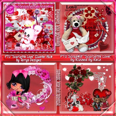 Scarlette Love Cluster Pack