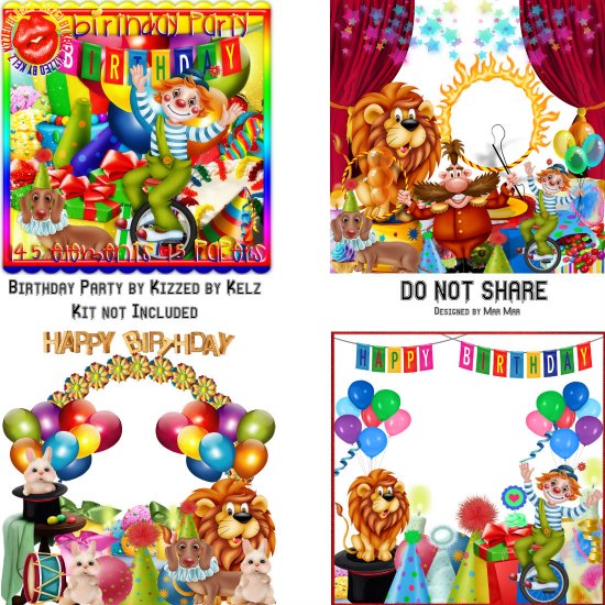 Birthday Party Clusters - Click Image to Close